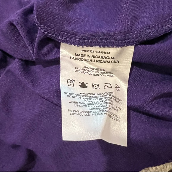 Nike Dri-Fit Kobe Bryant Men’s Mamba Purple Short Sleeve T Shirt XL NEW - Picture 6 of 6